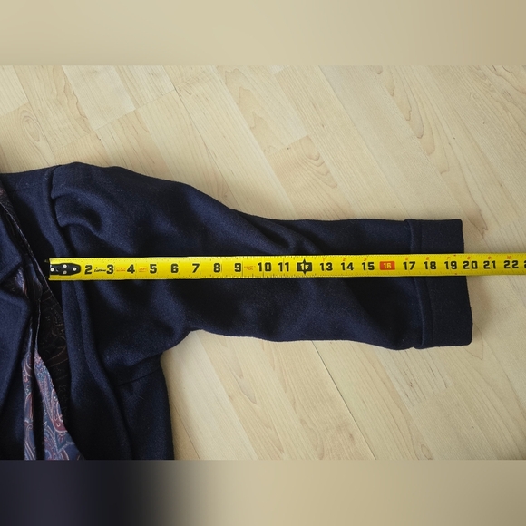 Vintage Worthington Essentials Petite trench coat wool size 12 petite with scarf - Picture 8 of 9